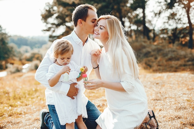 Cute Family Playing in a Summer Park – Free Stock Photo for Download