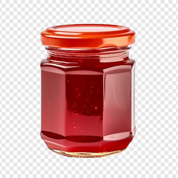 PSD Templates: Jam jar isolated on transparent background – Free Download