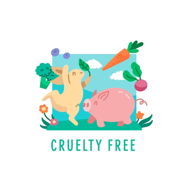 Cruelty free concept with animals – Free Stock Photos