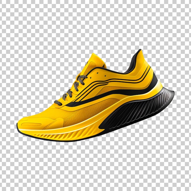 Running shoes or sneakers on a transparent background