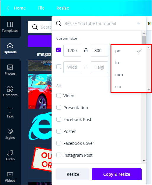 Canva How to Change Dimensions