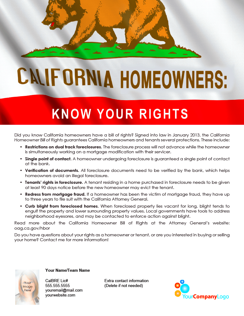 FARM California homeowners know your rights first tuesday Journal