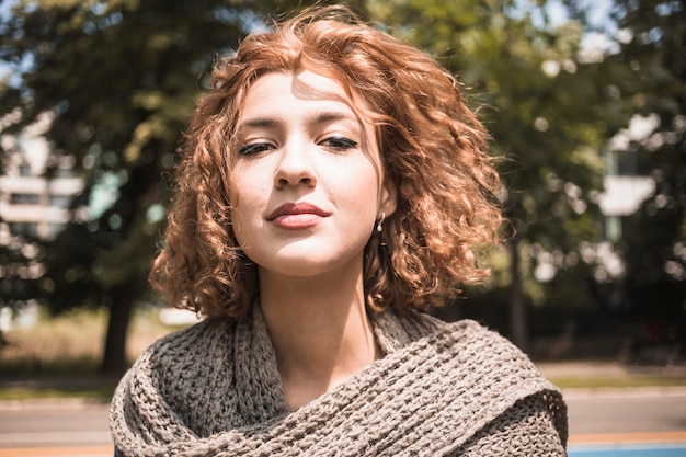 Gorgeous Young Lady in Park – Free Stock Photo