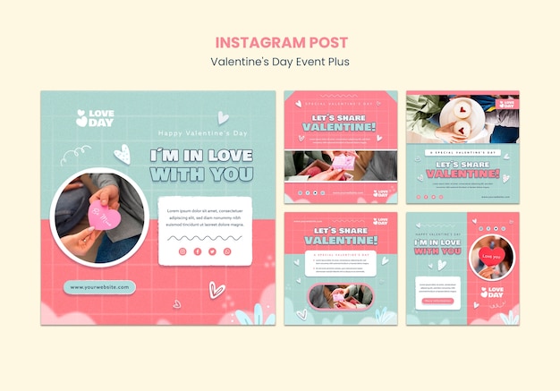 Valentine’s Day Celebration Instagram Posts for Free Download