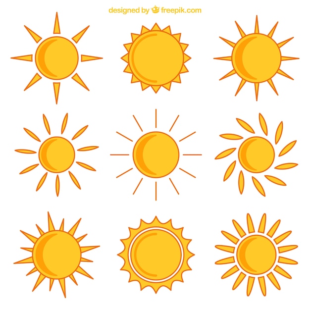 Yellow Sunny Icons – Free Download