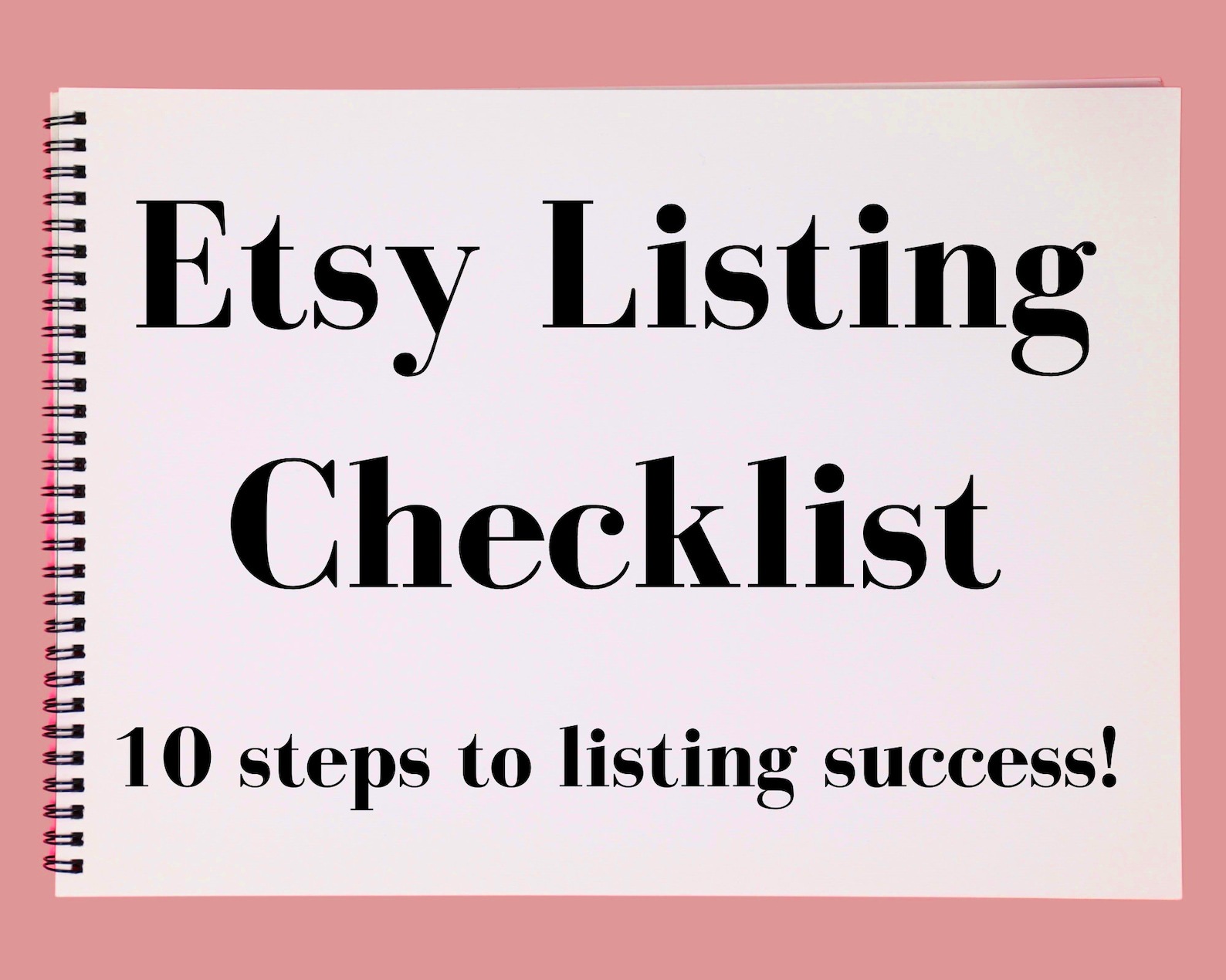 Etsy Listing Checklist Starting Your Etsy Shop Etsy Etsy