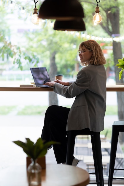 Smiley Woman Working – Free Stock Photo Download