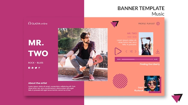 Music Banner Template Style