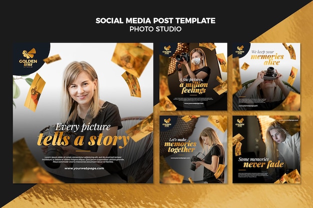 Photo Studio Social Media Post Template