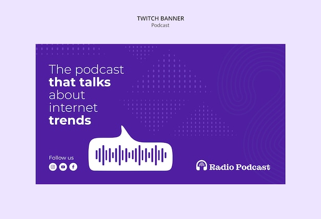 Podcast Template Design – Free Download