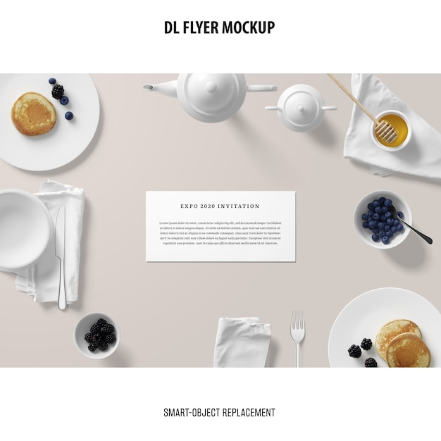 DL Flyer Mockup – Free Download