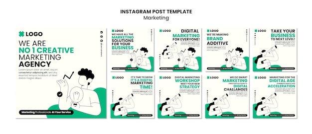 Business Strategy Instagram Posts – Free Download