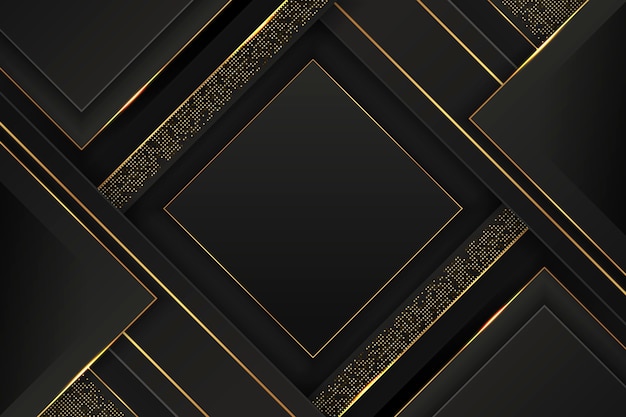 Gradient Black Background with Golden Textures