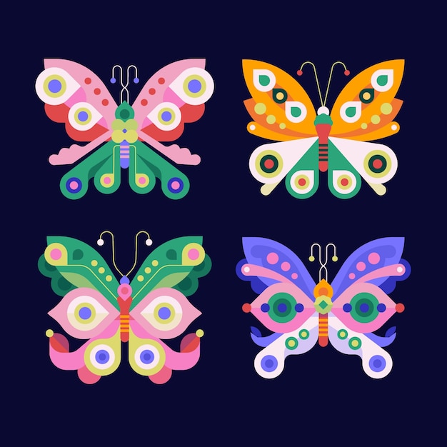 Flat Design Butterfly Illustration