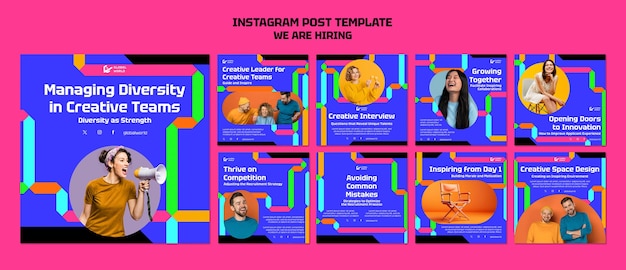 Instagram Post Templates for Free Download