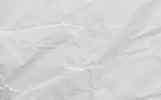 White Crumpled Craft Paper Texture Background with Light Grey Paper Texture