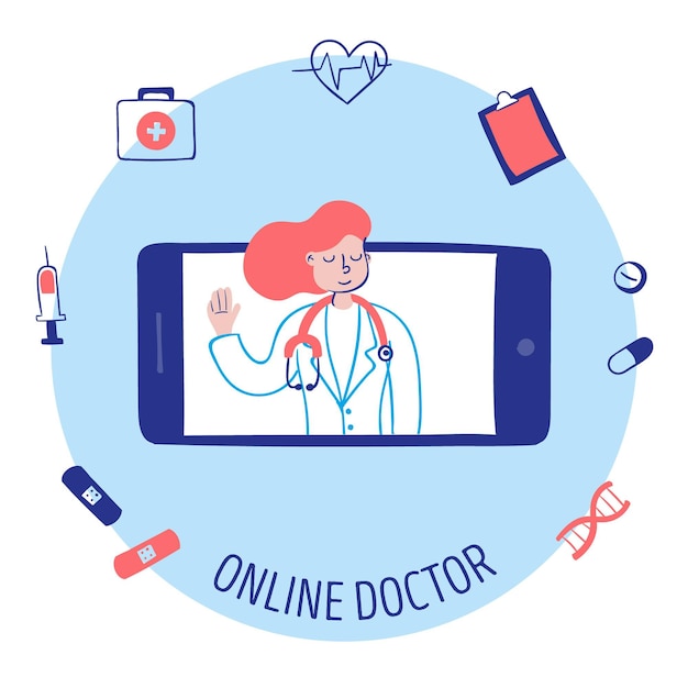 Vector Templates for Illustrations with Online Doctor