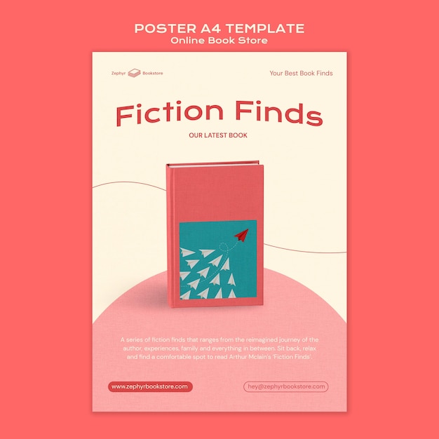 Online Book Store Print Template