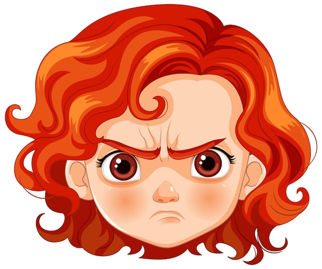 Fiery Redhead Expressing Anger – Free Stock Photo Download