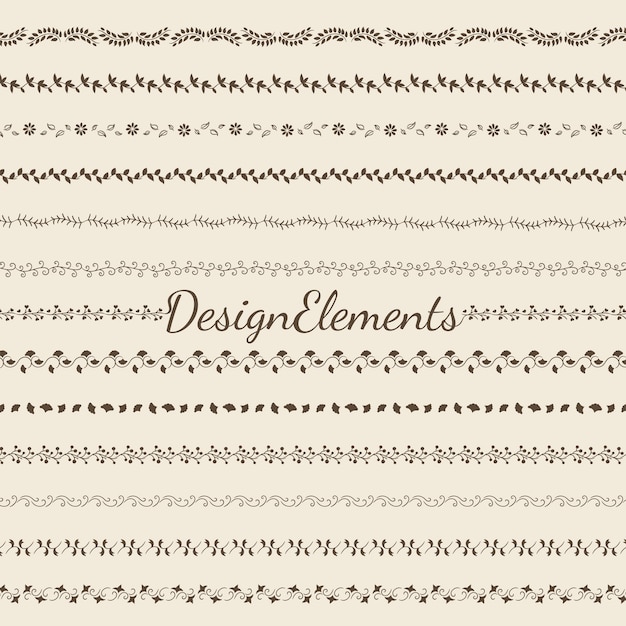 Divider Design Element Vectors – Free Download