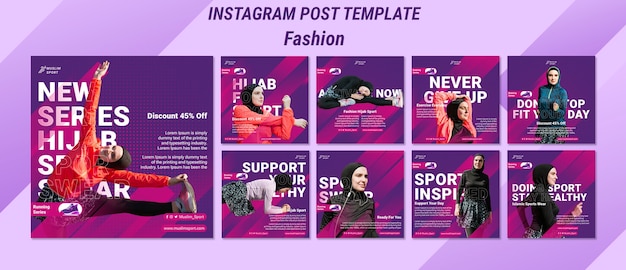 Gradient Fashion Trends Instagram Posts | Free Download