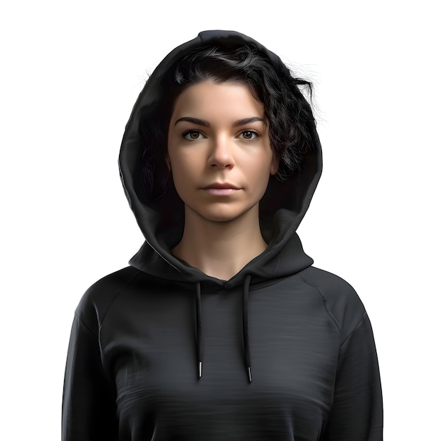 Young Woman in Black Hoodie: Free Stock Photo for Download