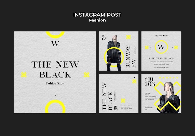 Fashion Collection Instagram Posts Free Download