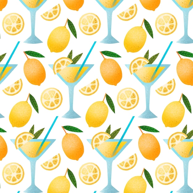 Hand Drawn Summer Pattern