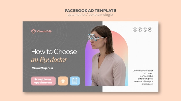 Optometrist Career Facebook Template