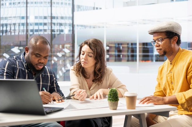 Business Owner Signing a Leasing Contract with Real Estate Agents