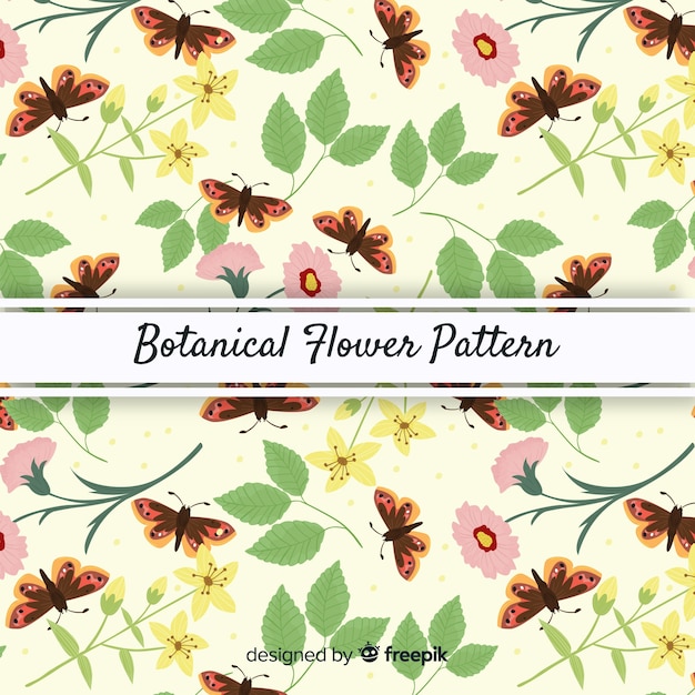 Vintage Botanical Pattern Free Download