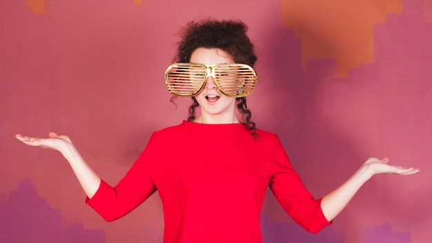 Funny Brunette Girl Portrait | Free Stock Photo