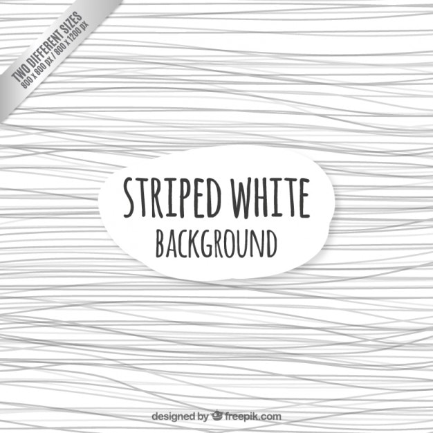 Hand Drawn Striped White Background