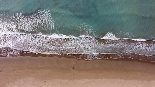 Red Beach Aerial Photo Captured by a Drone