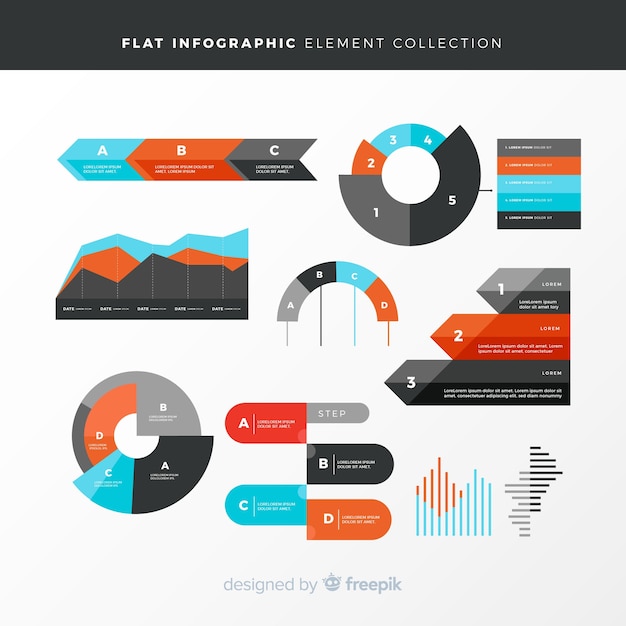 Vector Templates: Set of Infographic Elements for Free Download