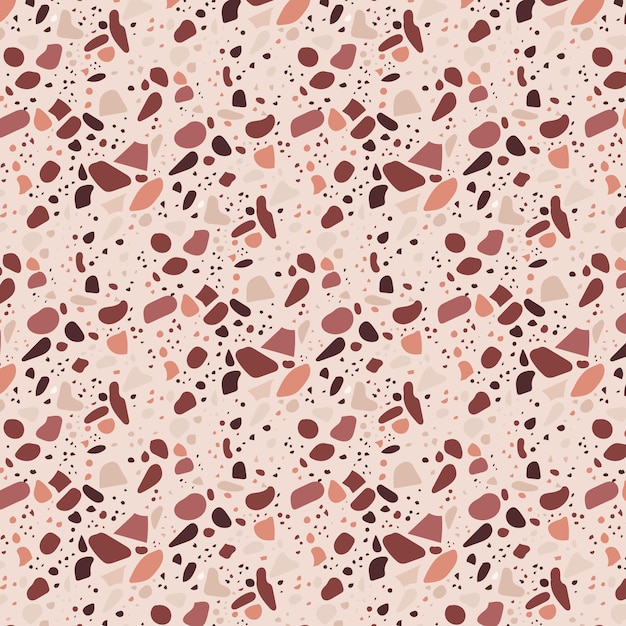 Vector Templates: Download Organic Flat Monochromatic Terrazzo Pattern for Free