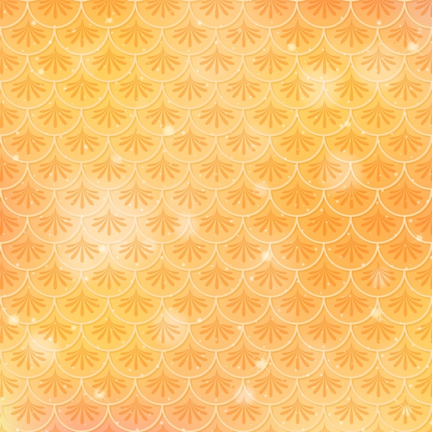 Fish Scale Seamless Pattern Background