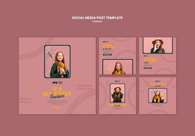 Fashion Company Social Media Post Template