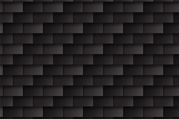 Gradient roof tile pattern design