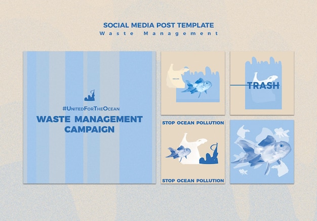 Waste Management Social Media Post Template