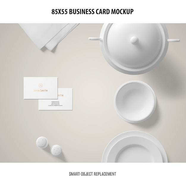 Business Card Mockup Templates for Free Download