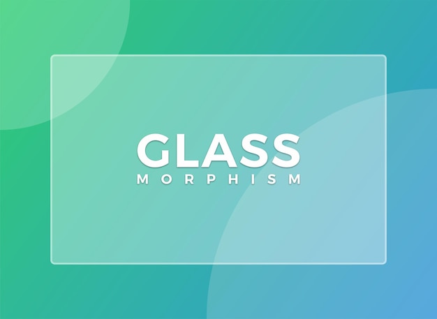 A green and blue colored background with a green and blue colored image of glass