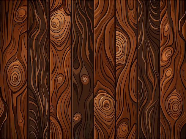 Realistic Texture Pattern of Dark Wood Background