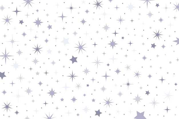 Flat Design Silver Stars Background Templates for Free Download