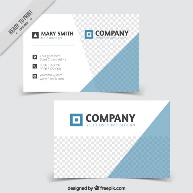 Abstract Style Business Card Templates for Free Download