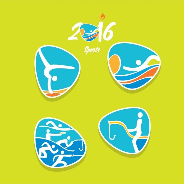 Rio Olympics Icons