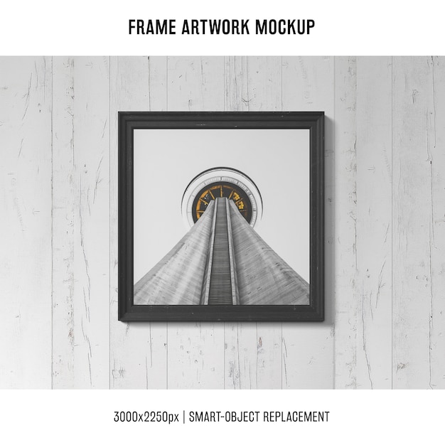 Frame Artwork Mockup for Free Download