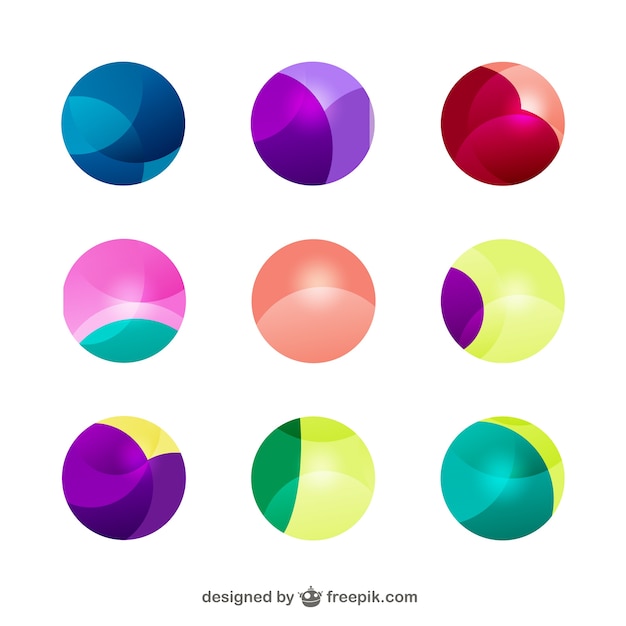 Abstract Circular Shapes Pack