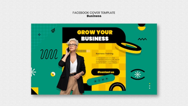 Flat Design Business Template