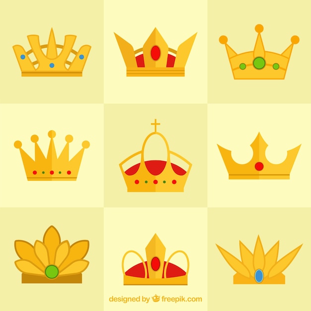 Beautiful Crown Vector Templates – Free Download